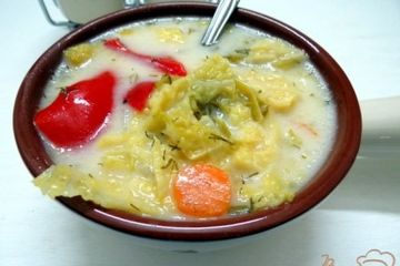 фото рецепта Суп с савойской капустой