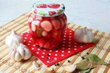 фото рецепта Чеснок маринованый на зиму.