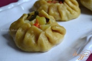 фото рецепта Манты с овощной начинкой