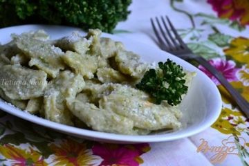 фото рецепта Клецки из брокколи с нутом