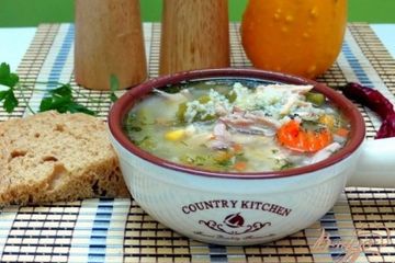 фото рецепта Суп овощной с кус - кусом