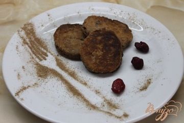 фото рецепта Быстрое шоколадно - творожное печенье с вишнями