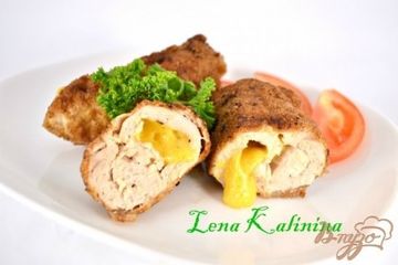 фото рецепта Куриные рулетики с сыром