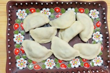 фото рецепта Вареники с картофелем и мясом