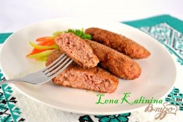 фото рецепта Куриные котлеты со свеклой