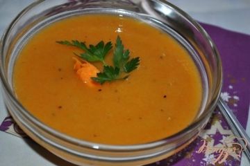 фото рецепта Сладкий крем-суп из тыквы