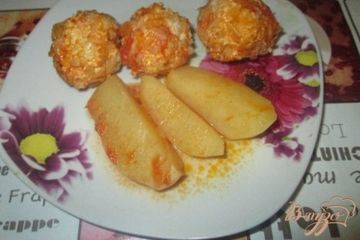фото рецепта Тефтели с картофелем