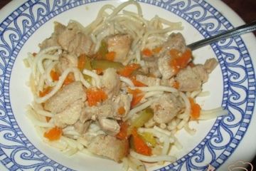 фото рецепта Азу из свинины с маринованными огурчиками
