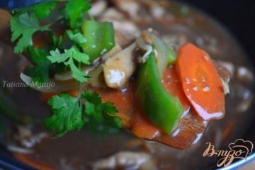 фото рецепта Куриное мясо с овощами