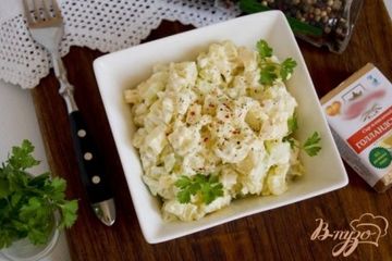 фото рецепта Салат с картофелем и плавленым сырком