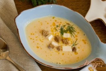 фото рецепта Похлебка с семгой и плавленым сырком