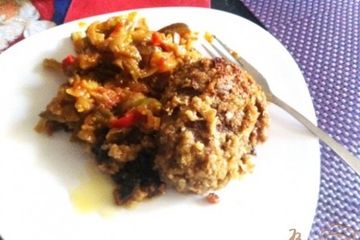 фото рецепта Зразы с черносливом, чесноком и сыром.