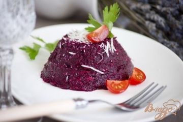фото рецепта Песто свекольное