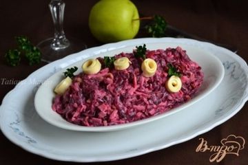 фото рецепта Свекольно-яблочный салат