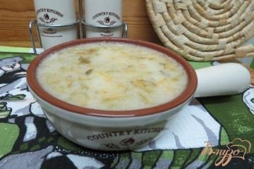 фото рецепта Рассольник с рисом на курином бульоне