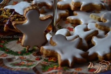 фото рецепта Медовое печенье с миндалем
