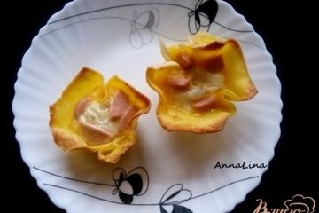 фото рецепта Яичница в блинчиках с куркумой