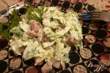 фото рецепта Салат с пекинской капустой и сладким перцем