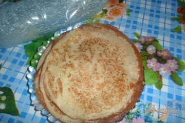 фото рецепта Блины из бутылки