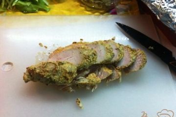 фото рецепта Куриная пастрома в оливковом масле