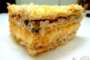фото рецепта Торт рыбный закусочный