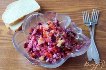 фото рецепта Винегрет с квашеной капустой