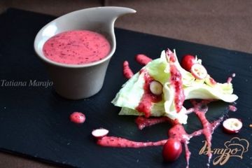 фото рецепта Медово-клюквенный соус с горчицей