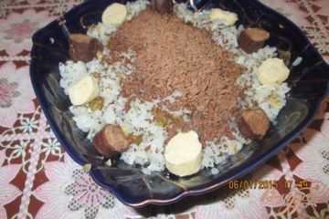 фото рецепта Кутья из риса с макои и изюмом