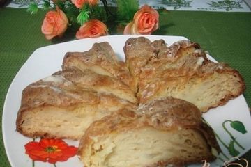 фото рецепта Капустный заливной пирог