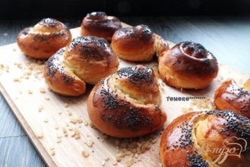 фото рецепта Завитушки с маком и сахаром