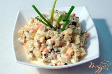 фото рецепта Салат со шпротами