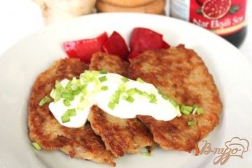 фото рецепта Драники из топинамбура и кабачка