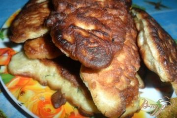 фото рецепта Кляр на кефире с укропом и куриные отбивные в нем