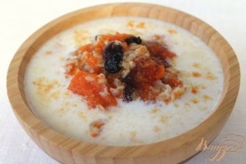 фото рецепта Тыквенная каша с овсяной крупой