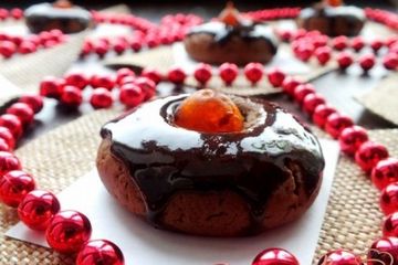 фото рецепта Шоколадное печенье с кумкватами