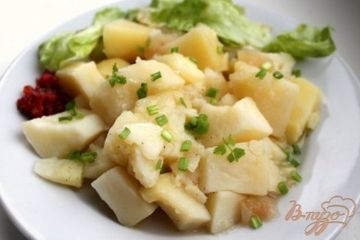фото рецепта Картофель с яблоком и розмарином