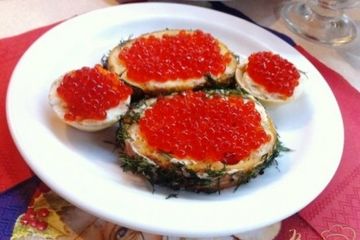 фото рецепта Закуска из красной икры