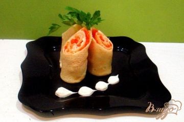 фото рецепта Блины с икрой