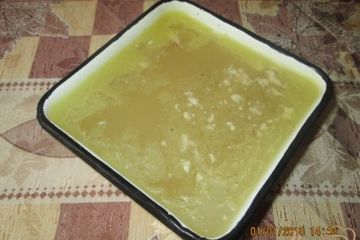 фото рецепта Холодец на свиной ножке и домашнем петухе