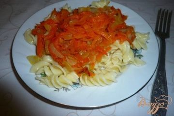 фото рецепта Макароны с постной заправкой