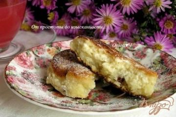 фото рецепта Сырники с земляникой