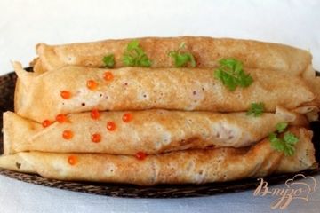 фото рецепта Блины с икрой