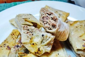 фото рецепта Пирожки с печенью из лаваша
