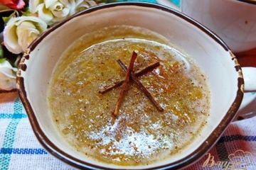 фото рецепта Кисель из белой черешни с кардамоном