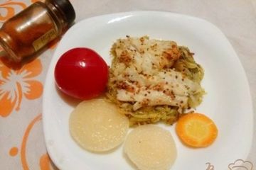 фото рецепта Камбала с ленивым картофелем