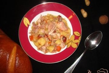 фото рецепта Рагу в мультиварке с курицей и овощами