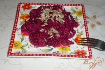 фото рецепта Салат свекольный