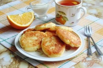 фото рецепта Сырники с апельсином