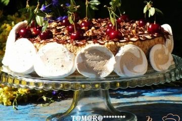 фото рецепта Торт с вишней из мультискороварки