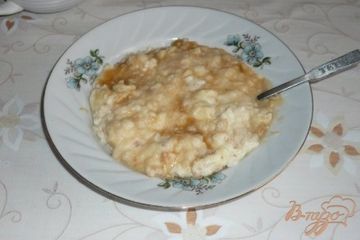 фото рецепта Молочная каша с медом